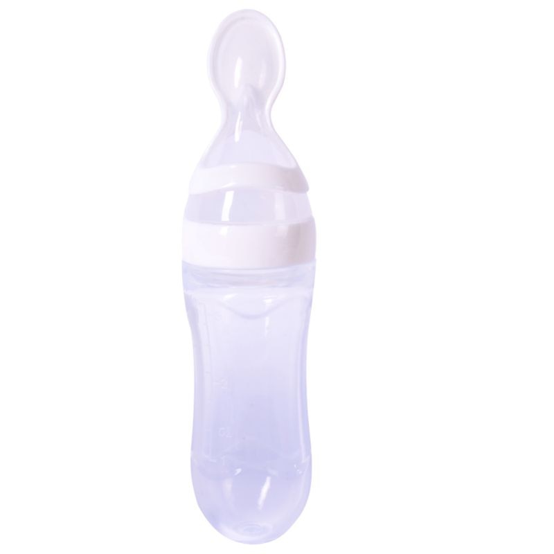 Biberon avec cuillère pour nouveau - né | EasyBottle™ - Bébé en croissance