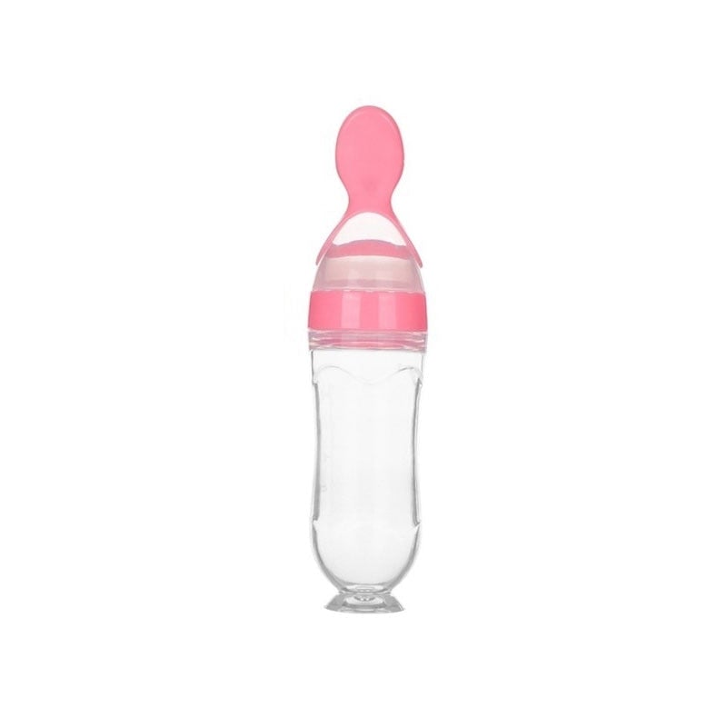 Biberon avec cuillère pour nouveau - né | EasyBottle™ - Bébé en croissance