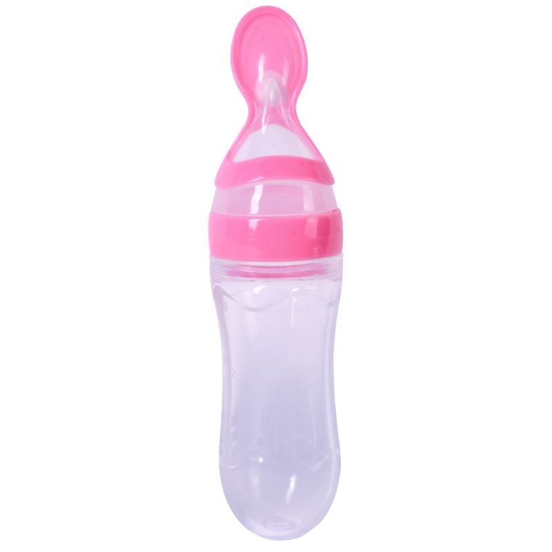 Biberon avec cuillère pour nouveau - né | EasyBottle™ - Bébé en croissance