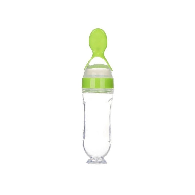 Biberon avec cuillère pour nouveau - né | EasyBottle™ - Bébé en croissance