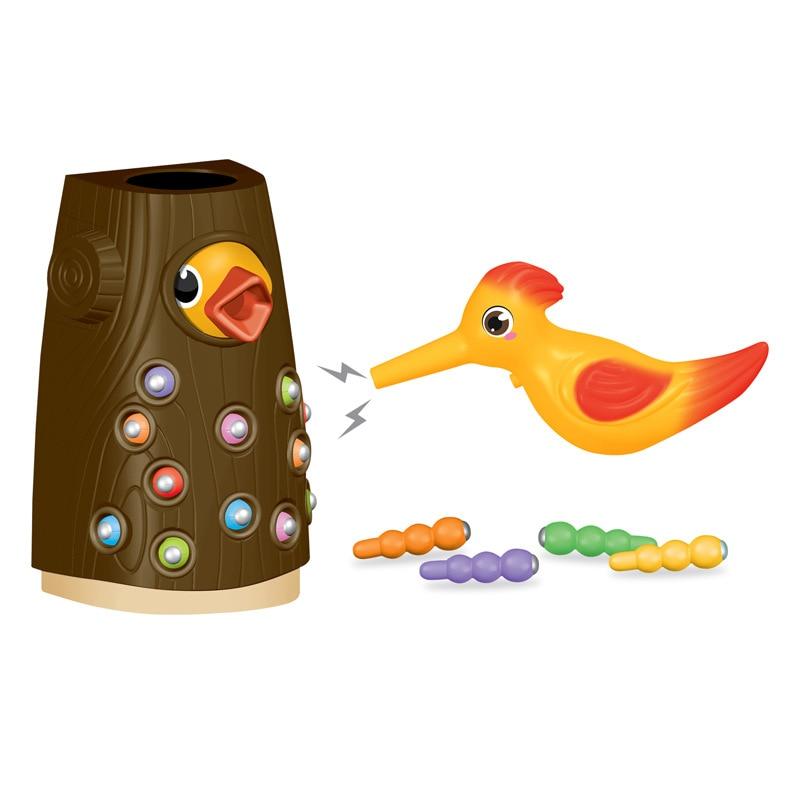 FeedingBird™ - Jouets magnétique attrape - ver | Jeux enfants - Bébé en croissance