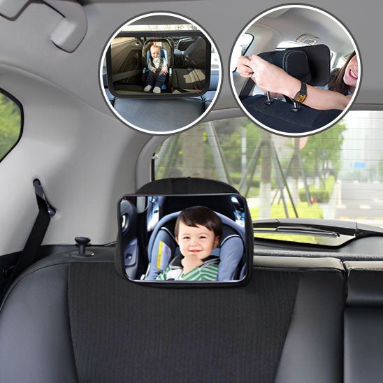 Miroir voiture pour bebe - BabyGuards™ - Bébé en croissance