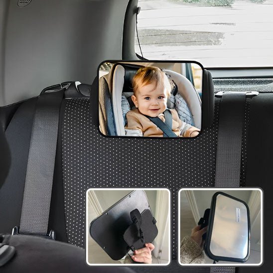 Miroir voiture pour bebe - BabyGuards™ - Bébé en croissance