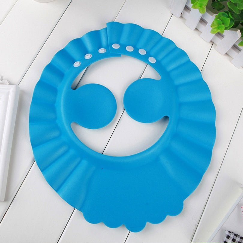 Visière chapeau pour douche bébé I ShampooCap™ - Bébé en croissance