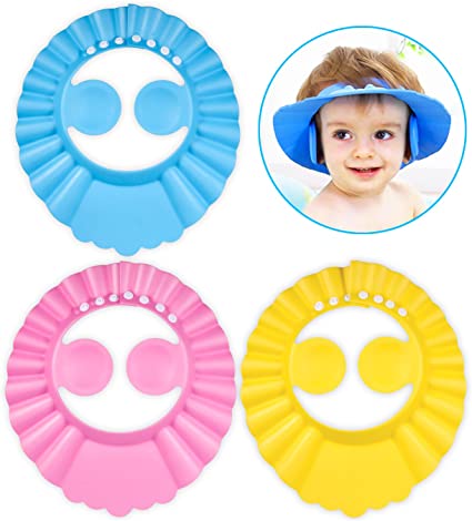 Visière chapeau pour douche bébé I ShampooCap™ - Bébé en croissance